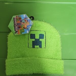 Minecraft Green Creeper Beanie